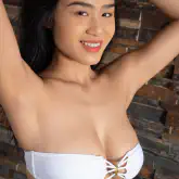Random Kahlisa Boonyasak White Bikini